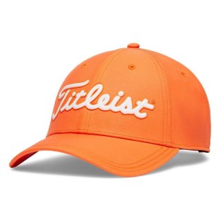 Titleist, czapka golfowa Players Perfomance z markerem, kolory pomarańczowo-biały