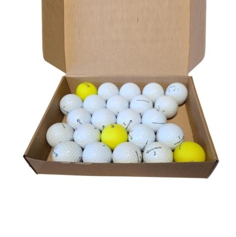 TaylorMade, lakeballs Taylor Made Soft Response, Optics, używane piłki do golfa, (24 szt) kat. A