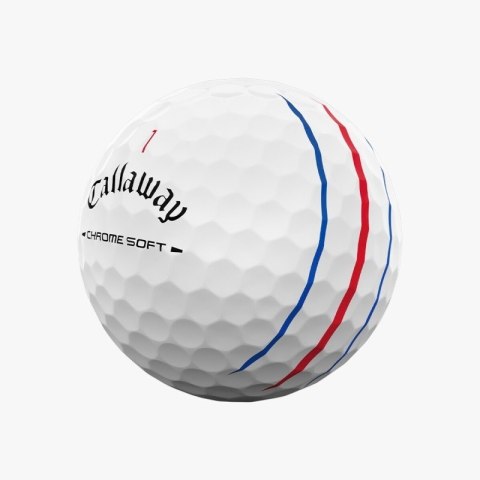 Callaway, piłki golfowe CHROME SOFT 2026, kolor biały, TripleTrack, 12 szt.