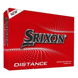 Srixon, piłki golfowe DISTANCE, model10, 12 sztuk, kolor biały