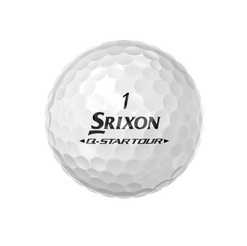 Srixon, piłki golfowe Q-STAR TOUR DIVIDE6, kolory biało-różowe, 12 szt