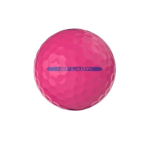 Srixon, piłki golfowe Soft Feel Lady, kolor różowy, 12 szt.