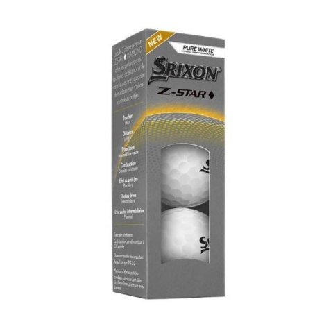 Srixon, piłki golfowe Z-STAR DIAMOND3 (białe, 12 szt).