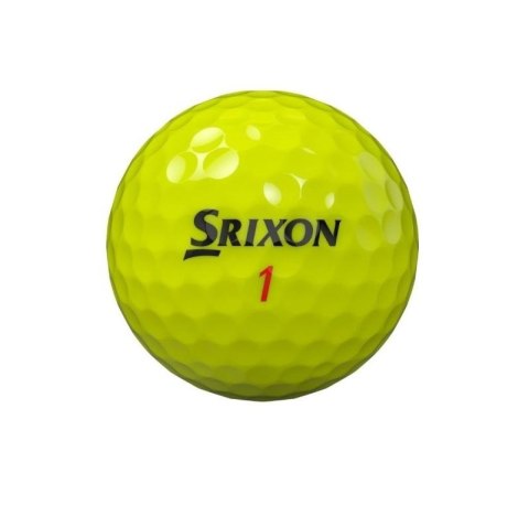 Srixon, piłki golfowe SRIXON Z-STAR XV (9-tej generacji) kolor zółty, 12 sztuk