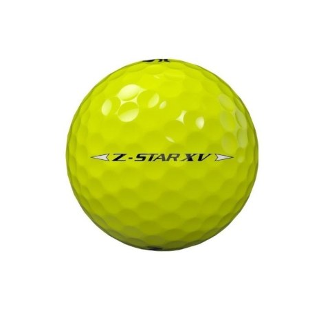 Srixon, piłki golfowe SRIXON Z-STAR XV (9-tej generacji) kolor zółty, 12 sztuk
