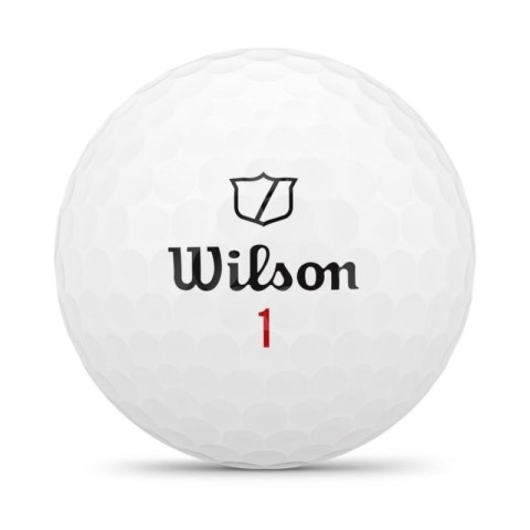 Wilson, piłki golfowe Staff Model X, 2026, kolor biały, 12 sztuk