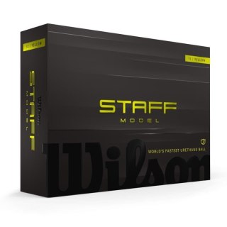 Wilson, piłki golfowe Staff Model 2026, kolor zółty, 12 sztuk