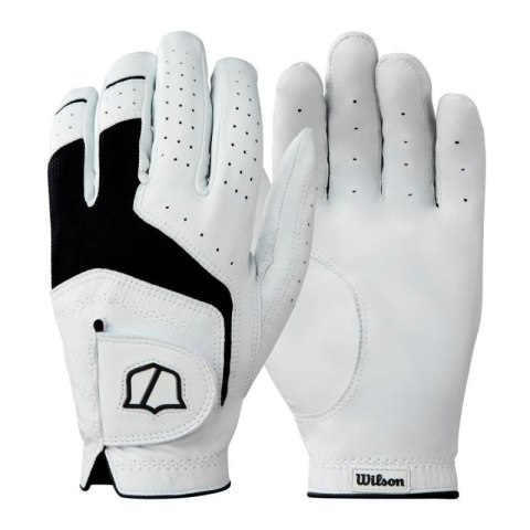 Wilson, rękawica golfowa CONFORM, mod. 2025, męska rozmiar S, golfista leworęczny, biała, cabretta