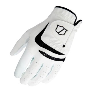Rękawica golfowa Wilson GRIP PLUS 25, Męska RH, biała, rozm. M (golfista leworęczny)