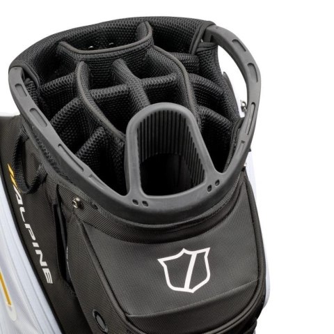 Wilson, torba golfowa Alpine (cartbag na wózek), jasno szaro-czarna