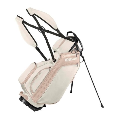 Wilson, torba golfowa Aurora (damska typ standbag do noszenia) bezowo-biała
