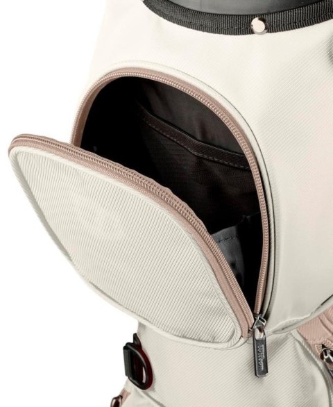 Wilson, torba golfowa Aurora (damska typ standbag do noszenia) bezowo-biała