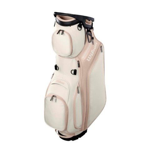 Wilson, torba golfowa Aurora (damska typ standbag do noszenia) bezowo-biała