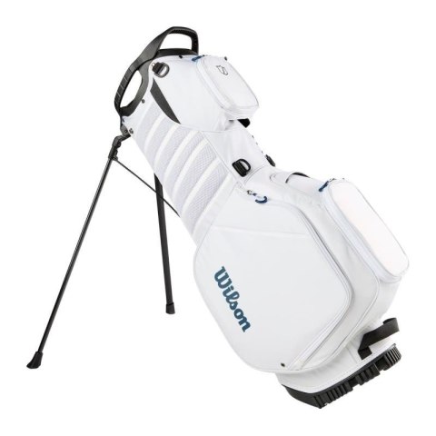 Wilson, torba golfowa TALUS 5, standbag do noszenia, biało-czerwono-niebieska