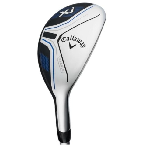 Callaway, zestaw kijów do golfa XJ-3 dla juniorów, 7 kijów z torbą na nóżkach, niebiesko-biały, grafit set