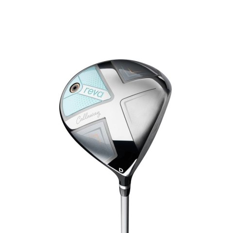 Callaway, zestaw kijów do golfa REVA 26, damski, 10 kijów z torbą cartbag kolor PEACH/SURF, grafit set