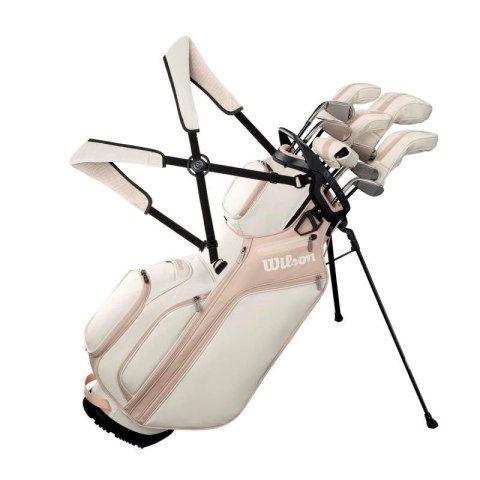 Wilson, zestaw kijów gry w golfa AURORA, damski, 10 kijów grafitowych z torbą
