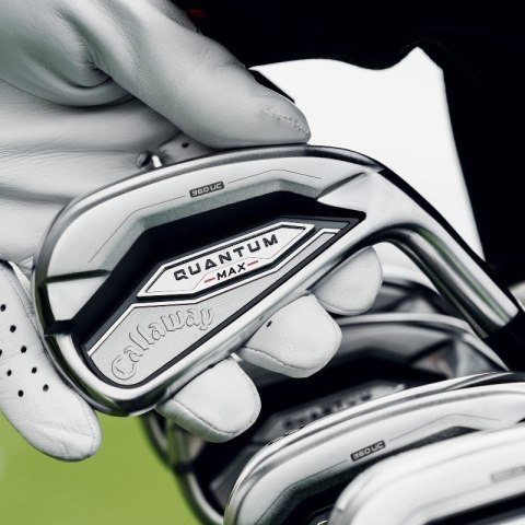 Callaway, zestaw kijów ironów do golfa Quantum Max, 5-PW, stalowe szafty stiff (6 szt)