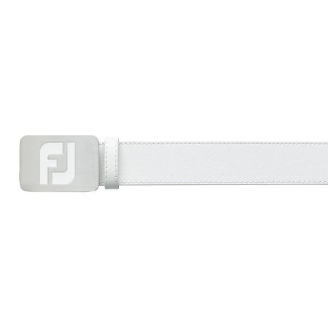 Pasek golfowy FootJoy skórzany, biały