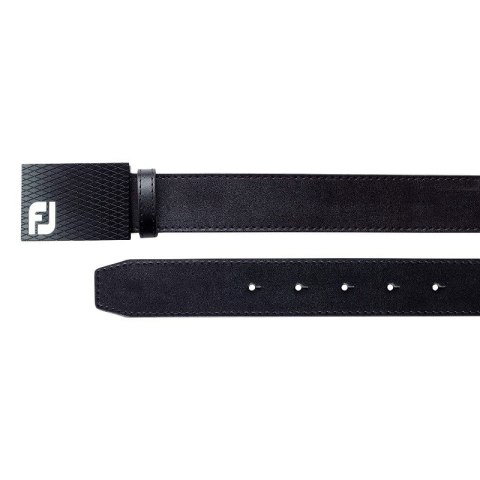 Pasek golfowy FootJoy skórzany, czarny