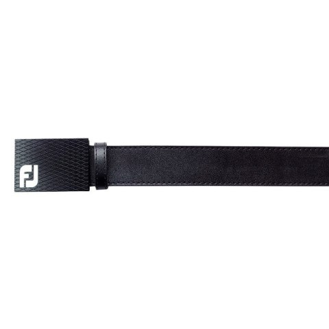 Pasek golfowy FootJoy skórzany, czarny