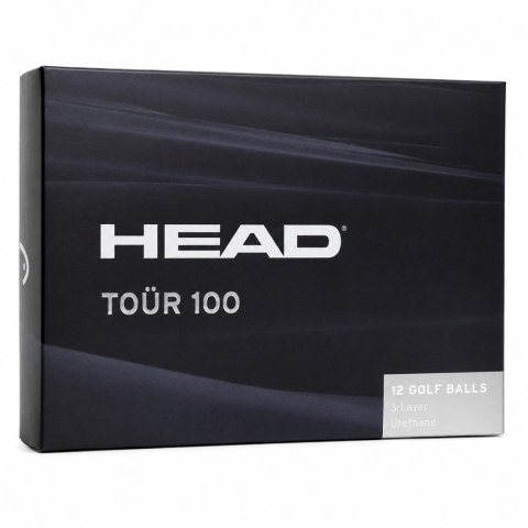 HEAD GOLF, piłki golfowe Head Tour No.100, kompresja 100, kolor biały, 12 sztuk