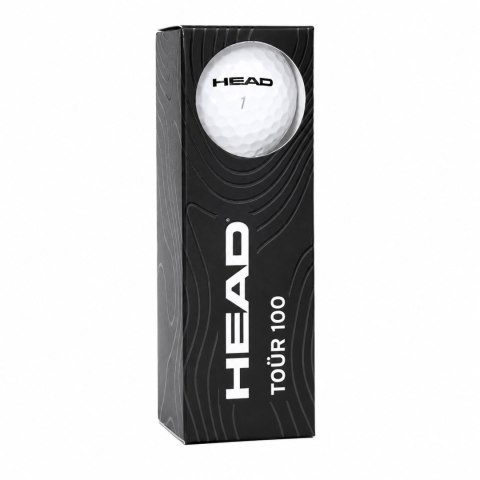 HEAD GOLF, piłki golfowe Head Tour No.100, kompresja 100, kolor biały, 12 sztuk