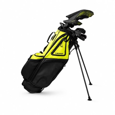 HEAD GOLF, zestaw 11 kijów do golfa na grafitowych szaftach z torbą, 12 elementów, golfista praworęczny