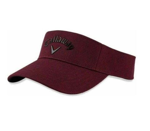 Callaway, daszek przeciwsłoneczny Golf z 3D logo, liquid metal (bordo-czarny) Callaway, daszek przeciwsłoneczny Golf z 3D logo, liquid metal (bordo-czarny)