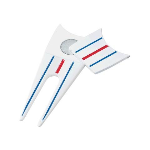 Callaway, marker Triple Track na pitchforku metalowym z magnesem (Divot Tool), dobry prezent Callaway, marker Triple Track na pitchforku metalowym z magnesem (Divot Tool), dobry prezent