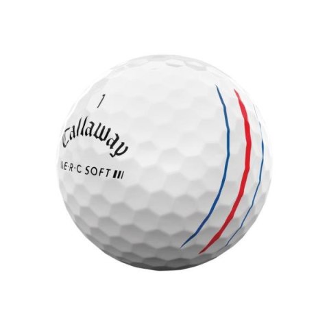 Callaway, piłki golfowe ERC SOFT 2023, Triple Track (białe, 12 szt.) Callaway, piłki golfowe ERC SOFT 2023, Triple Track (białe, 12 szt.)