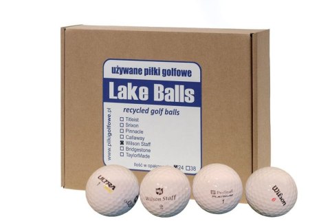 Wilson, lakeballs (mix), używane piłki do golfa (24 szt) kat. A Wilson, lakeballs (mix), używane piłki do golfa (24 szt) kat. A