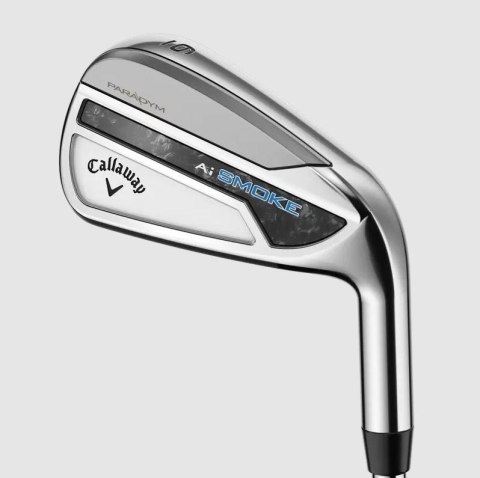 Callaway, zestaw kijów ironów do golfa PARADYM AI Smoke, 5-PW (grafitowy shaft 60, Stiff Flex, 6 szt) Callaway, zestaw kijów ironów do golfa PARADYM AI Smoke, 5-PW (grafitowy shaft 60, Stiff Flex, 6 szt)