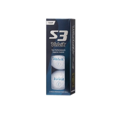 VOLVIK, piłki golfowe TOUR S3 (białe, 12 szt.) VOLVIK, piłki golfowe TOUR S3 (białe, 12 szt.)