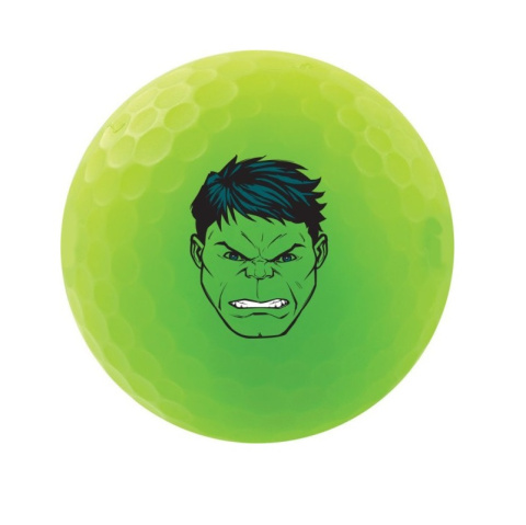 VOLVIK, piłki golfowe, zestaw prezentowy MARVEL Hulk, Pack VOLVIK, piłki golfowe, zestaw prezentowy MARVEL Hulk, Pack