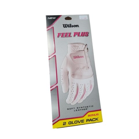 Wilson Rękawica golfowa Feel Plus (LH, rozm. S,damska, 2-pak) Wilson Rękawica golfowa Feel Plus (LH, rozm. S,damska, 2-pak)