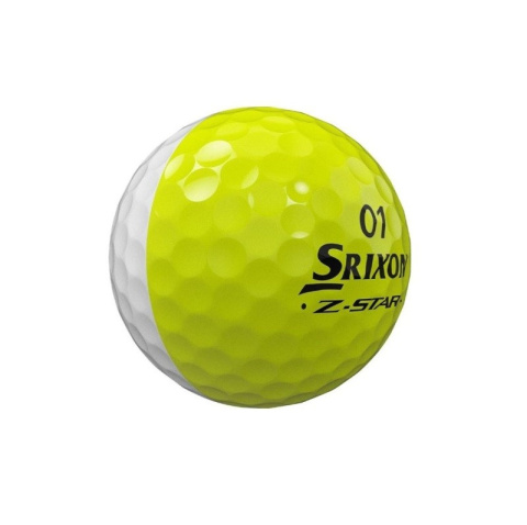 SRIXON, piłki golfowe Z-STAR DIVIDE (biało-żółte, 12 szt)