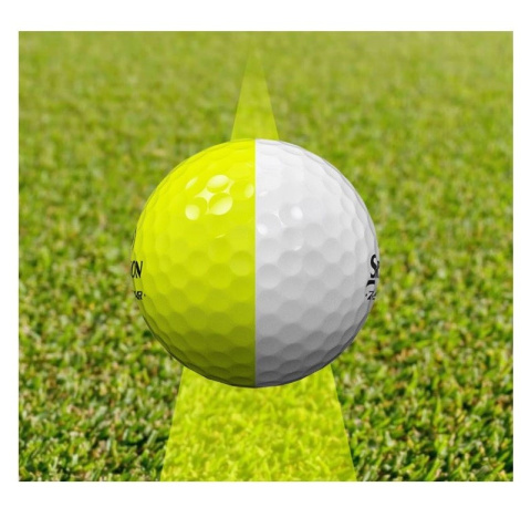 SRIXON, piłki golfowe Z-STAR DIVIDE (biało-żółte, 12 szt)