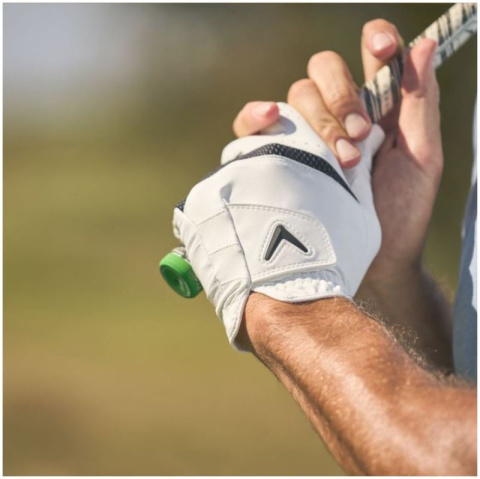 Callaway, rękawice golfowe Weather Spann MLH, mod.23 (2-pak, sztuczna skóra, biała, rozm. ML)