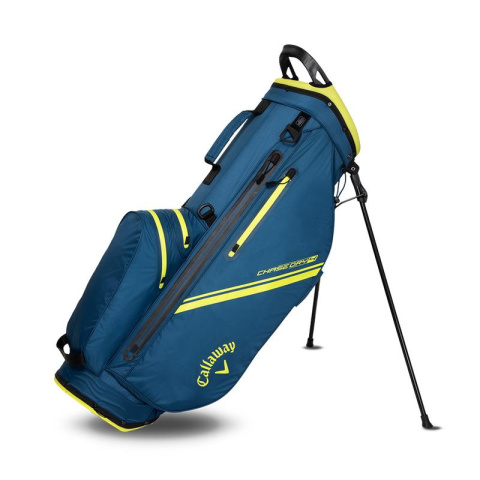 Callaway, torba golfowa Chase Dry (z nóżkami/standbag), niebieski-żółty fluorescencyjny, model 25