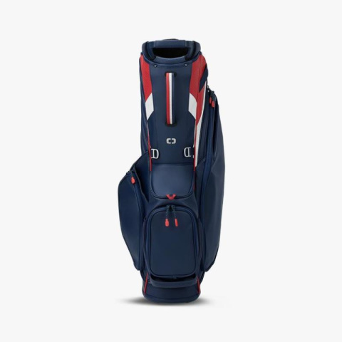 Ogio, torba golfowa Shadow (z nóżkami/standbag) - czerw-biało-czar, model 2025