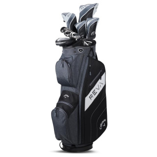 Callaway, zestaw kijów do golfa REVA Black (damski, 10 kijów z torbą cartbag, grafit set)